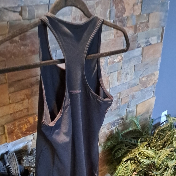 Black Nike Tank Top Scoop Neck Sleeveless - Picture 4 of 5